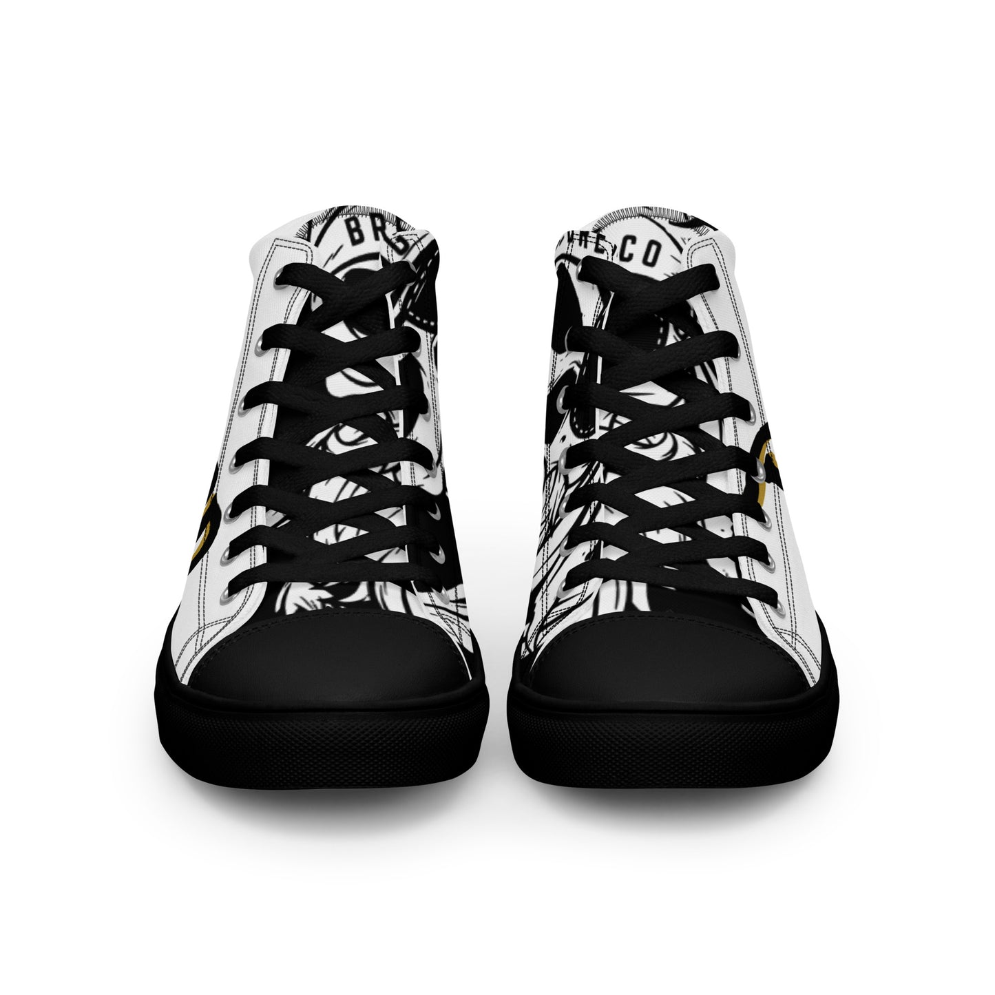 Men’s high top canvas shoes