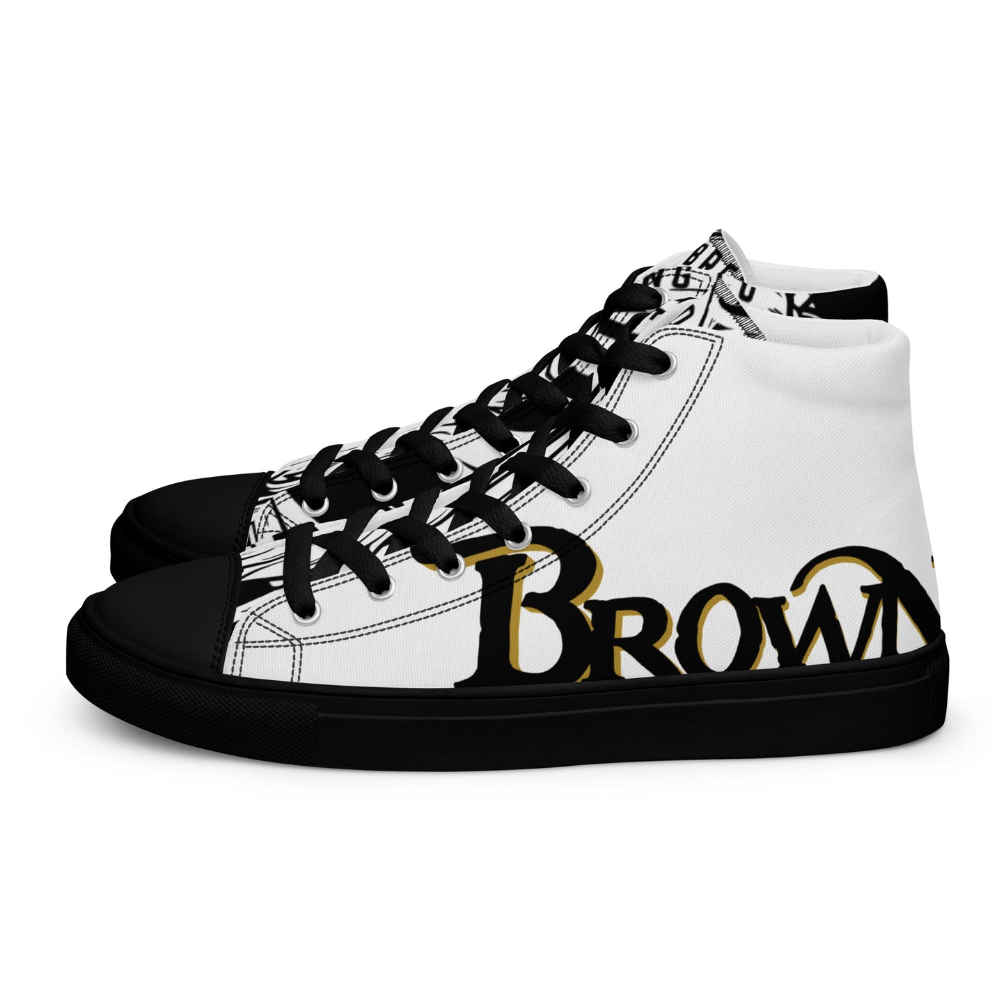 Men’s high top canvas shoes